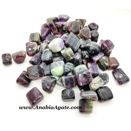 Purple Fluorite Tumbled Stones - Healing Crystals, Chakra Balancing