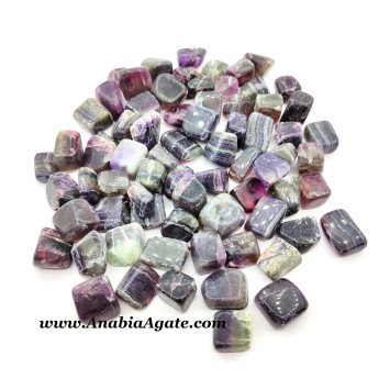 Purple Fluorite Tumbled Stones - Healing Crystals, Chakra Balancing