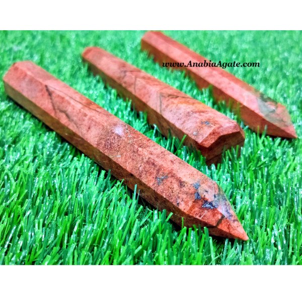 Unakite Big Size Facet Wands - Healing Crystal Wands