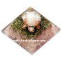 Rose Quartz Orgone Tortoise Pyramid - Healing Crystal Energy Generator