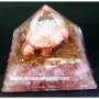 Rose Quartz Orgone Tortoise Pyramid - Healing Crystal Energy Generator