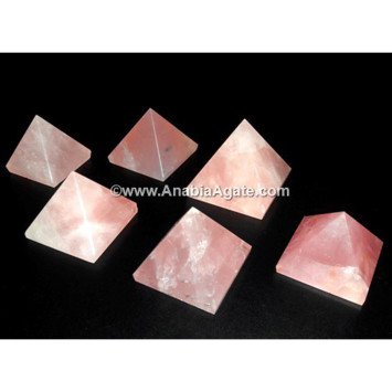 Rose Quartz Baby Pyramid - Soothing Crystal