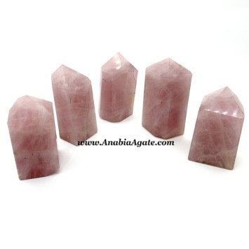 Rose Quartz Freeform Points - Natural Healing Crystals