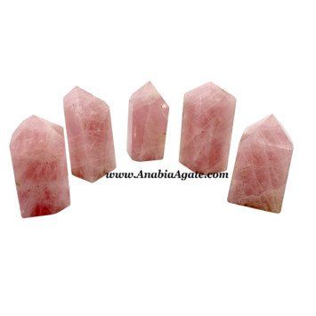 Rose Quartz Freeform Points - Natural Healing Crystals