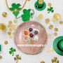 Rose Quartz Chakra Disc Pendant - Wholesale Chakra Jewellery