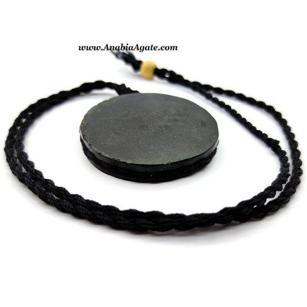 Black Tourmaline Round Shape Netted Necklace | Handcrafted Gemstone Jewelry