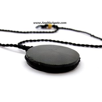 Black Tourmaline Round Shape Netted Necklace | Handcrafted Gemstone Jewelry