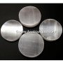 Round Selenite Charging Plates - Cleanse and Charge Your Crystals