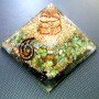 Ruby Fuchsite Orgone Pyramid - Powerful Crystal Energy Enhancer