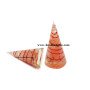 Rose Quartz Copper Wire Wrapped Orgone Cones | 75-80mm