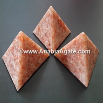 Sunstone Tetrahedron Shape - High-Quality Crystals