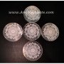 Selenite Charging Plate - Beautiful Engraved Design