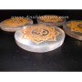 Selenite OM Engraved Plate