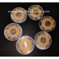 Selenite Laser Engraved Charging Plate - Natural Crystal Energy Plate