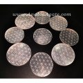 Selenite Flower of Life Engraved Charging Plate - Energize Your Space