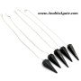 Shungite Faceted Pendulum for Healing & Energy Work