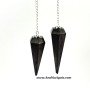 Shungite Faceted Pendulum for Healing & Energy Work