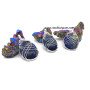 Sodalite Oval Shape Wire Wrapped Pendants | Handcrafted Gemstone Jewelry