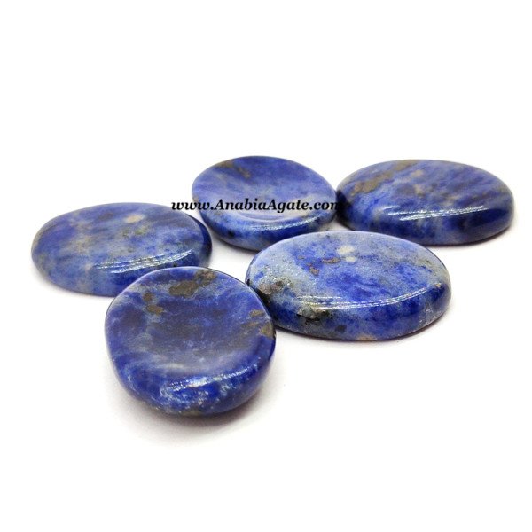 Sodalite Worry Stones - Calming Crystal for Anxiety Relief