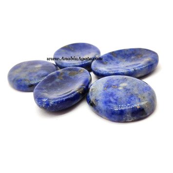 Sodalite Worry Stones - Calming Crystal for Anxiety Relief