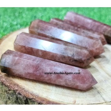 Strawberry Quartz Obelisk - Beautiful Crystal for Healing and Harmony