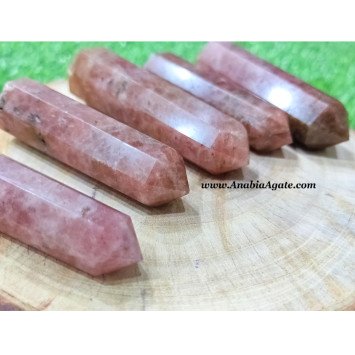 Strawberry Quartz Obelisk - Beautiful Crystal for Healing and Harmony