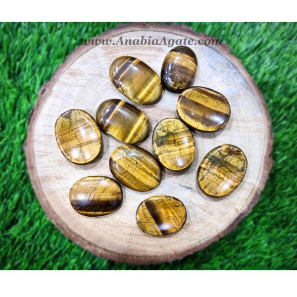 Tiger Eye Worry Stones for Calming and Mindfulness