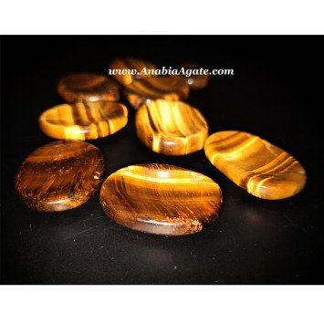 Tiger Eye Worry Stones for Calming and Mindfulness