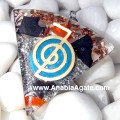 Triangle Orgone Pendant With Metal Cho Ku Rei | Positive Energy Necklace