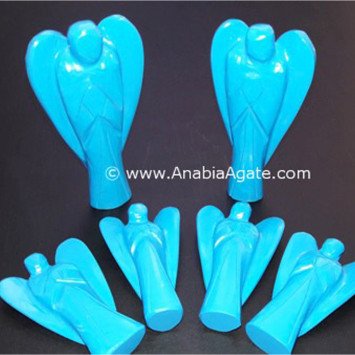 Turquoise 2-Inch Angel Figurines - Beautiful Decor for Your Home
