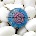 Turquoise Orgone Pendants With Engraved Cho Ku Rei Symbol