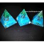 Turquoise Orgone Pyramid with Tree Inside
