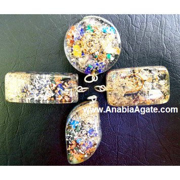 Wholesale Mix of Unique Shapes Orgone Pendants for Spiritual and Energy Healing