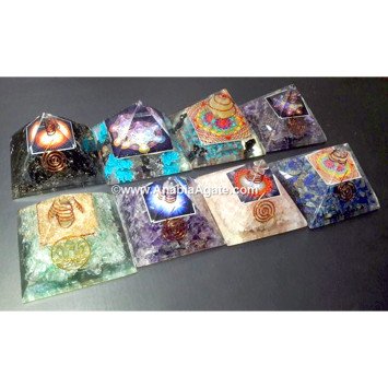Wholesale Orgone Pyramids - Mix Designs