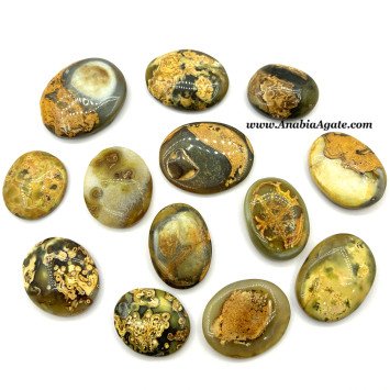 Yellow Agate Oval Stones | Natural Gemstones Wholesale