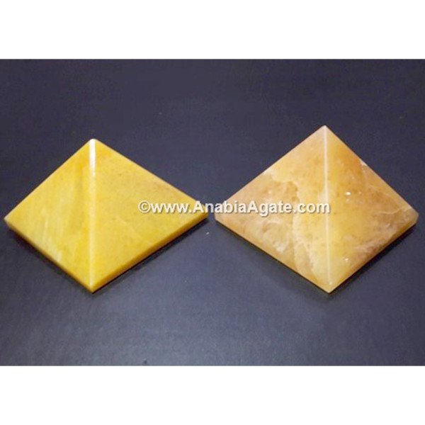 Yellow Aventurine Gemstone Pyramid - Enhance Your Energy with Stunning Beauty