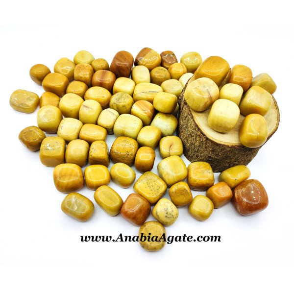 Yellow Aventurine Tumbled Stones - Natural Gemstone Crystals