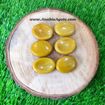 Yellow Aventurine Worry Stones - Calming Crystal for Anxiety Relief