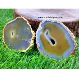 Exquisite Agate Tea Coasters | Drinkware Accessories