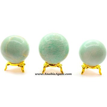 Amazonite Crystal Balls for Spiritual Healing and Energy Balance