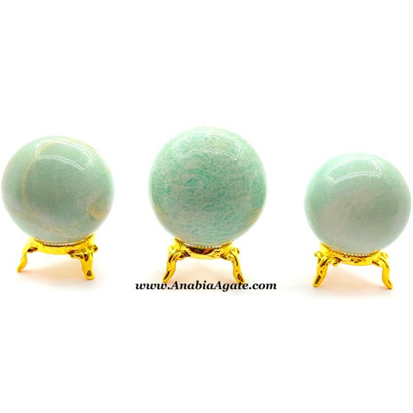 Amazonite Crystal Balls for Spiritual Healing and Energy Balance