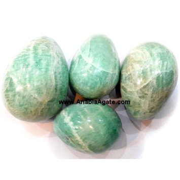 Amazonite Eggs - Wholesale Decorative Gemstone Eggs