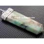 Amazonite Flat Stick Pendant - Unique Natural Gemstone Jewelry
