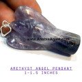 Amethyst Angel Pendants