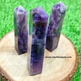 Amethyst Crystal Tower - Healing & Decorative Gemstone Obelisk