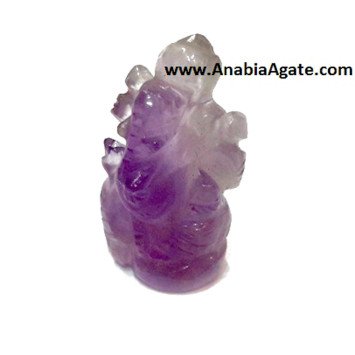 Amethyst Ganesha Idol Size - 1.5 Inch
