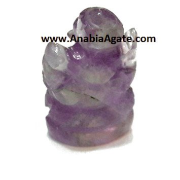 Amethyst Ganesha Idol Size - 1.5 Inch