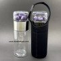 Amethyst Tumble Stone Water Bottle - Natural Crystal Healing Water