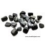 Black Agate Tumbled Stones - Wholesale