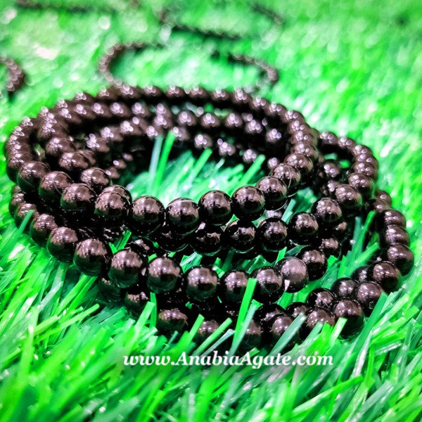 Black Obsidian 6mm Bracelet - Elegance and Protection